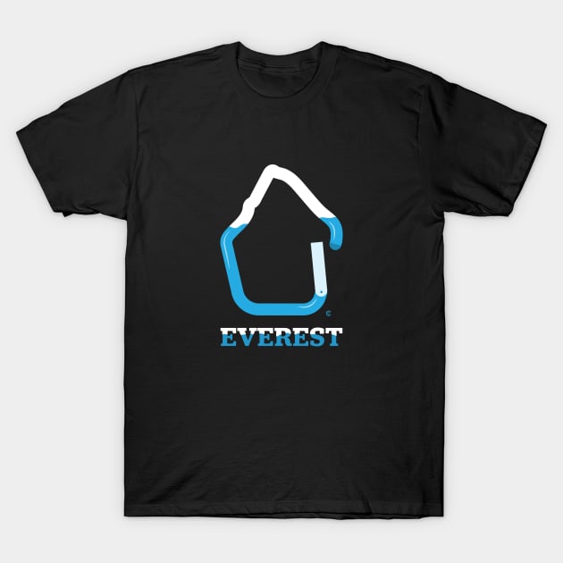 Everest Carabiner T-Shirt by CuriousCurios